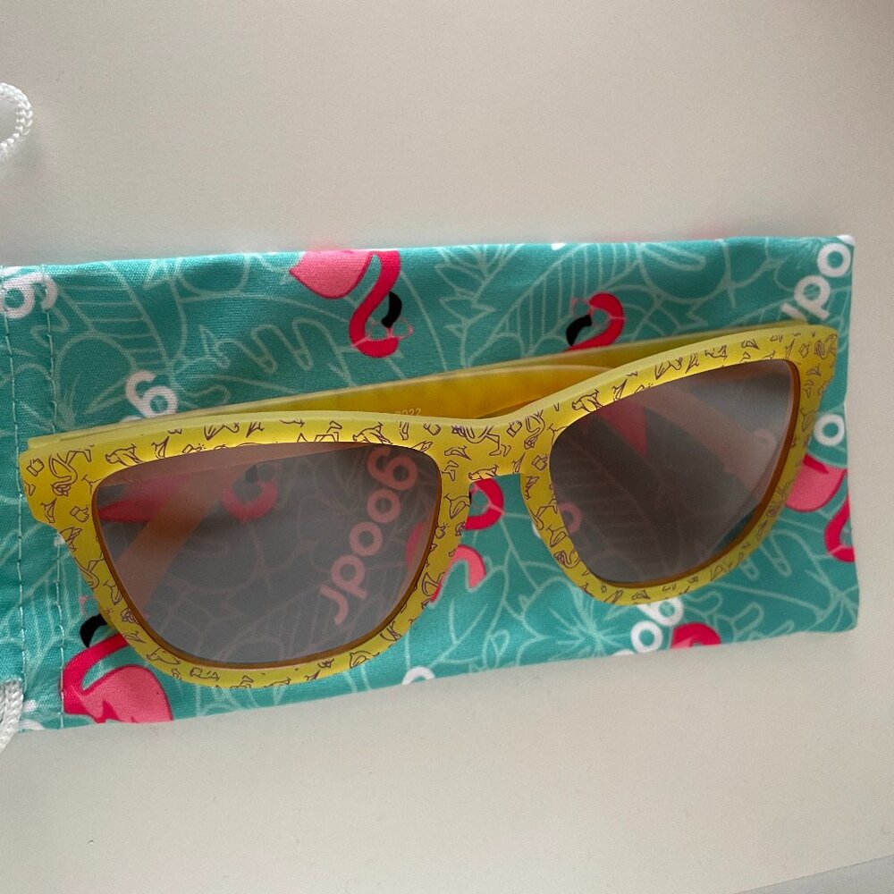New Goodr Sunglasses Flamingo Open